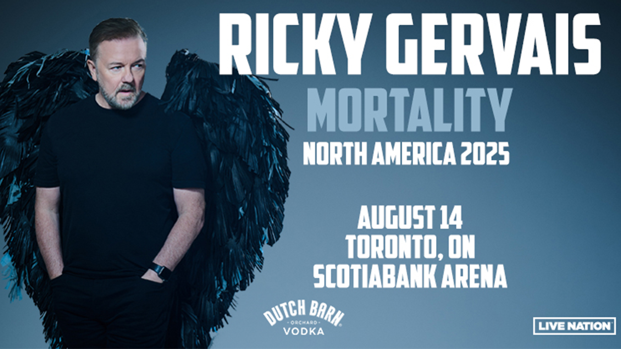 Ricky Gervais at Scotiabank Arena