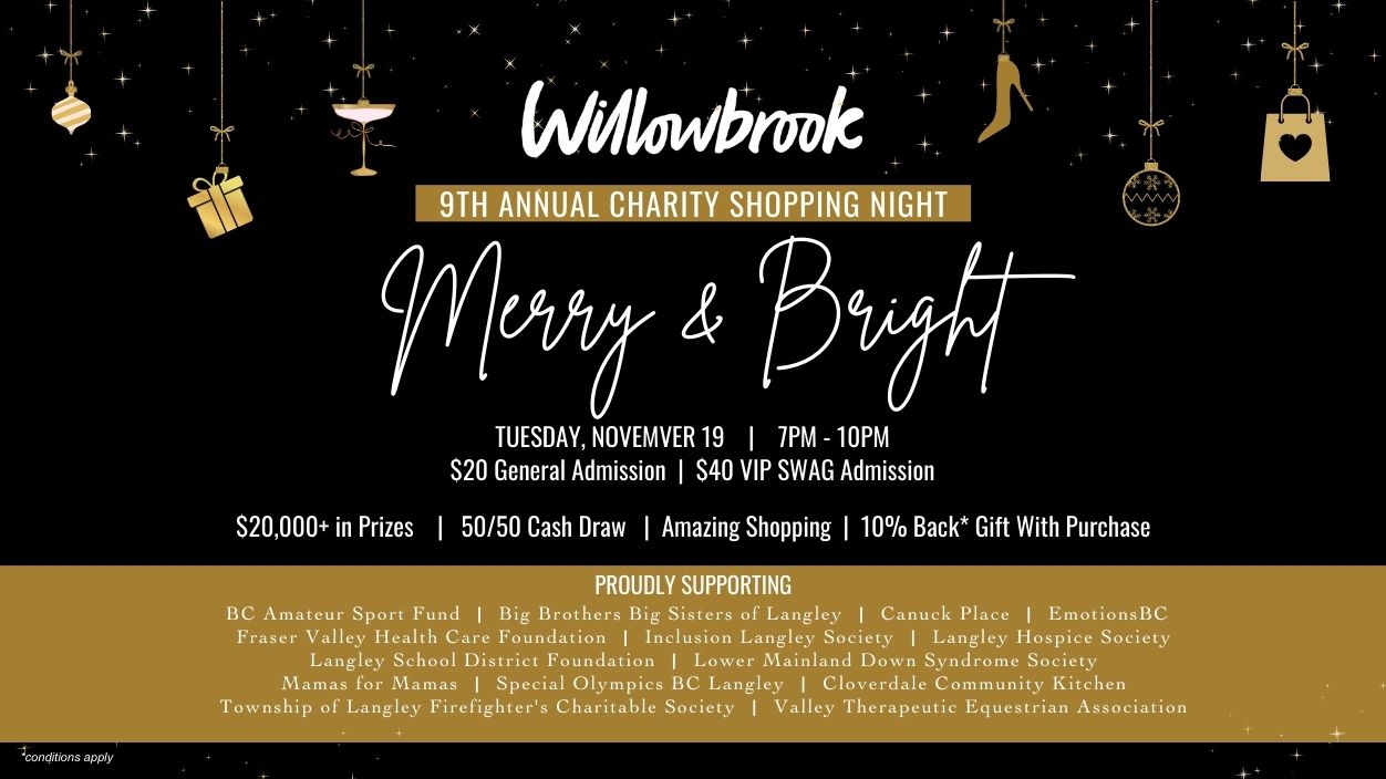 Willowbrook Charity Shopping Night