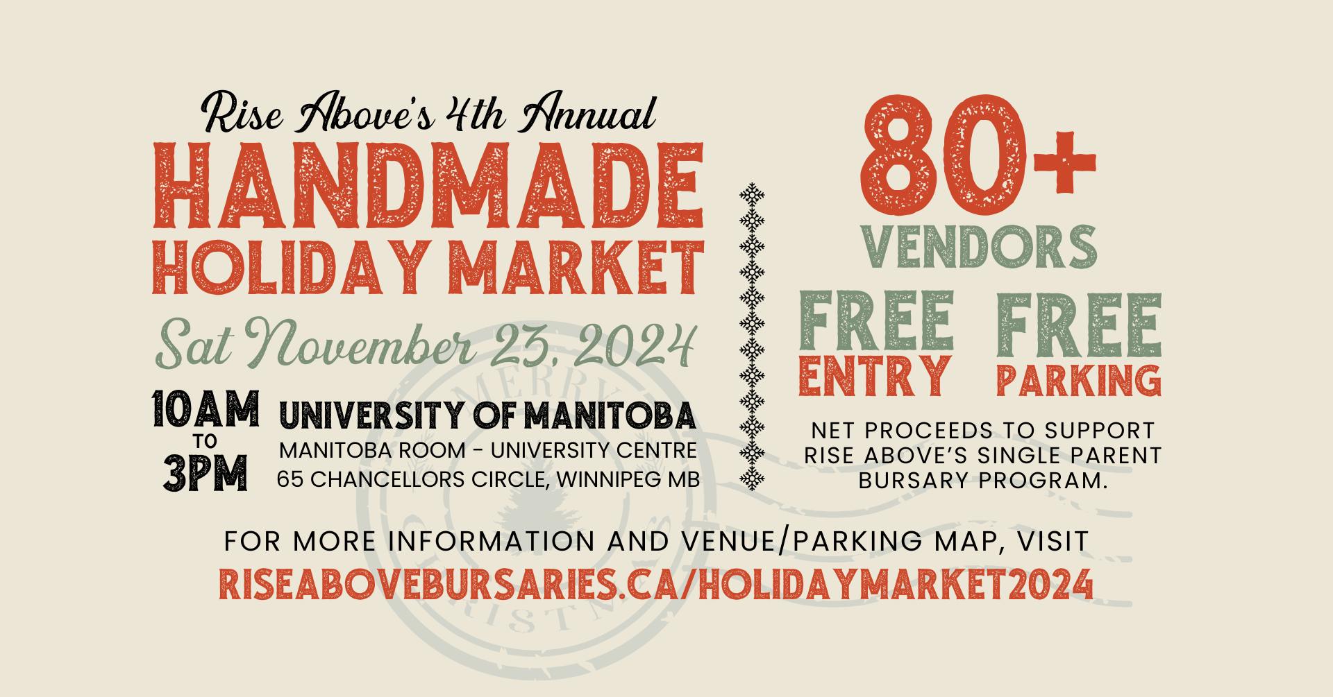 Rise Above Handmade Holiday Market