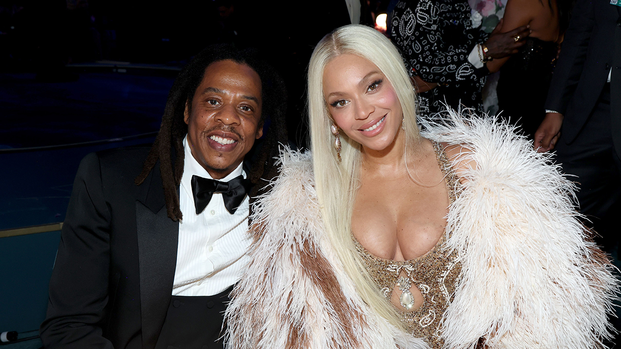 LOS ANGELES, CALIFORNIA - FEBRUARY 02: (L-R) Jay-Z and Beyoncé attend the 67th Annual GRAMMY Awards at Crypto.com Arena on February 02, 2025 in Los Angeles, California.  (Photo by Kevin Mazur/Getty Images for The Recording Academy)