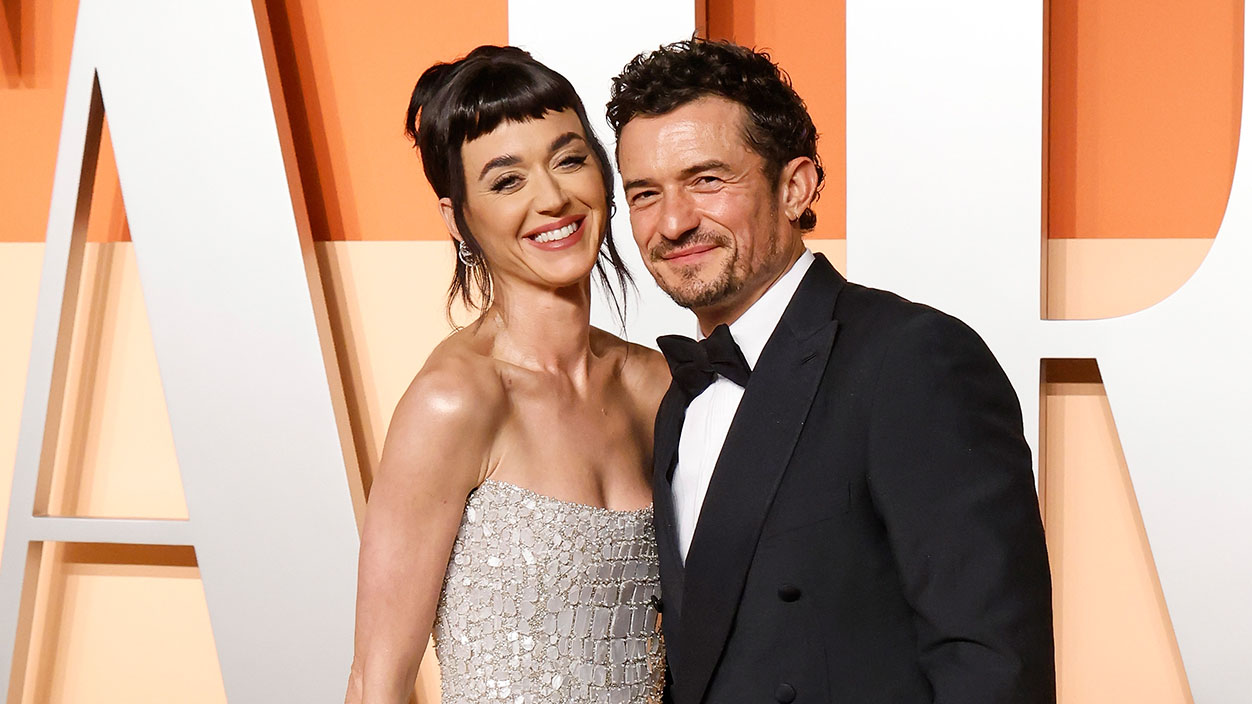 BEVERLY HILLS, CALIFORNIA - MARCH 02: Katy Perry and Orlando Bloom attend the 2025 Vanity Fair Oscar Party hosted by Radhika Jones at Wallis Annenberg Center for the Performing Arts on March 02, 2025 in Beverly Hills, California.  (Photo by Taylor Hill/FilmMagic)