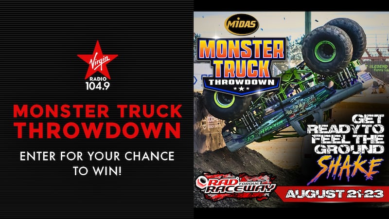 Win a 4-Pack of Tickets to RAD Torque Raceway’s Midas Monster Truck Throwdown